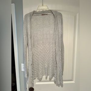 Belldini knit shrug-style cardigan with cutout detailing